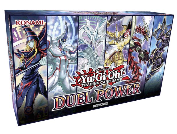 Duel Power Box- 6 New Ultra Rare variant art cards | 6 Duel Power booster packs with 5 Ultra Rare cards each | Gameboard Included